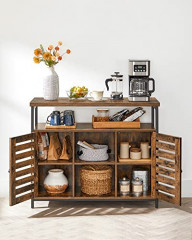 Comoda rustica 100x 35 x 81,5 cm | maro-negru č.3