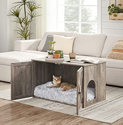 Dulap litiera pentru pisici | bej č.2