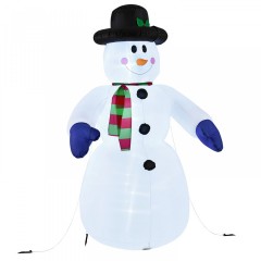 Om de zăpadă gonflabil XXL cu iluminare LED 240 cm | 20 LED č.3