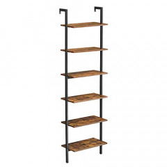 Raft rustic cu sase polite | 30 x 60 x 204,8 cm č.2