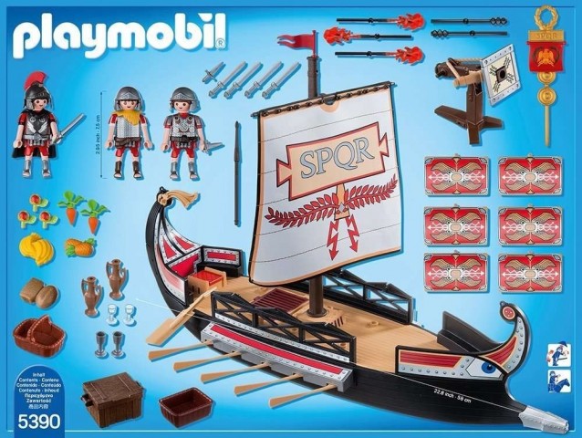 Playmobil 5390 Corabia luptătorilor romani č.2