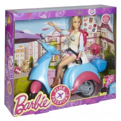Mattel Barbie păpușă și scuter č.2
