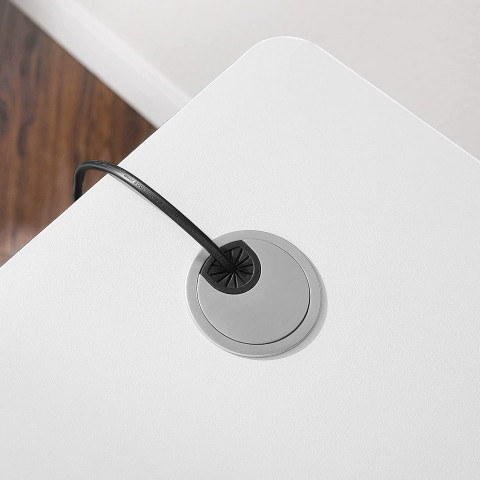 Blat pentru birou reglabil 140 x 70 x 1,8 cm | alb č.5