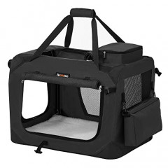 Box de transport pentru câini | 60 x 40 x 40 cm, negru č.3
