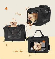 Cutie de transport pentru câini 60 x 40 x 40 cm | gri č.3