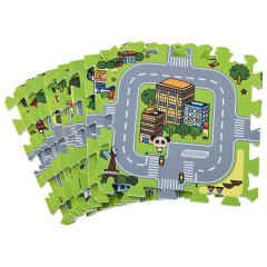 Puzzle din spumă pentru podea Jascha | 90 x 90 cm, 9 piese č.2