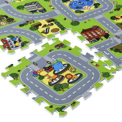Puzzle din spumă pentru podea Jascha | 90 x 90 cm, 9 piese č.3