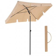 Umbrelă de grădină dreptunghiulară 200 x 125 cm | taupe č.3