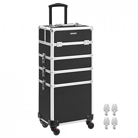 Troler cosmetic 4 în 1 | negru č.2