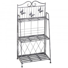 Suport metalic pentru flori 44 x 25 x 96 cm | 3 polițe č.2