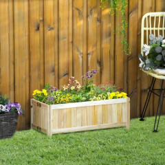 Strat înălțat pentru grădină 70 x 30 x 25 cm | natur č.3