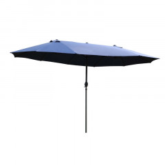 Umbrelă de grădină dublă 460 x 270 x 240 cm | albastră č.2