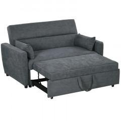 Canapea extensibilă Mika 155 x 90 x 88,5 cm | gri închis č.2