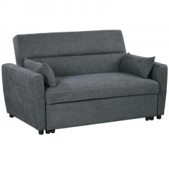Canapea extensibilă Mika 155 x 90 x 88,5 cm | gri închis č.1