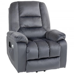 Fotoliu masaj și recliner Vilém | gri č.1