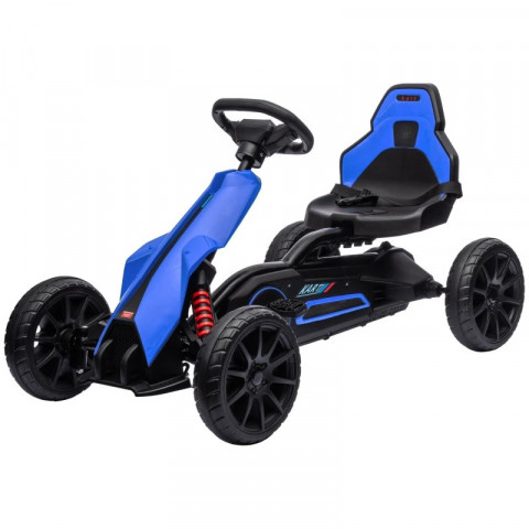 Kart cu pedale pentru copii 100 x 58 x 58,5 cm | albastru č.2