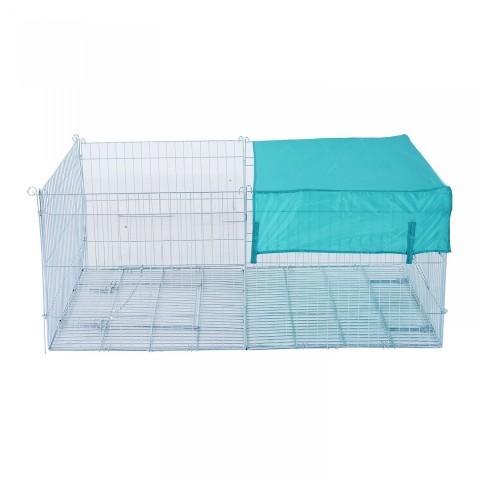 Padoc metalic pentru iepuri, cobai și alte rozătoare 144 x 112 x 60 cm č.2