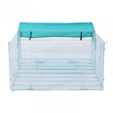 Padoc metalic pentru iepuri, cobai și alte rozătoare 144 x 112 x 60 cm č.4