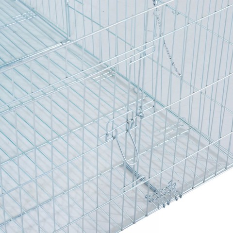 Padoc metalic pentru iepuri, cobai și alte rozătoare 144 x 112 x 60 cm č.7