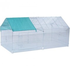 Padoc metalic pentru iepuri, cobai și alte rozătoare 220 x 103 x 103 cm č.1