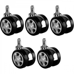 Roți de rezervă pentru scaunul de birou Racing Set 5 bucăți č.1