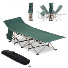 Pat pliant de camping 190 cm x 68 cm x 52 cm | verde č.2
