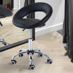 Scaun reglabil rotativ 50 x 54 x (66-78) cm | negru č.1