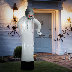 Fantoma vrăjitoare gonflabilă de Halloween cu lumini LED | 77 x 47 x 180 cm č.1