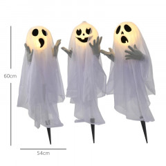 Fantome gonflabile de Halloween cu lumini LED | 54 x 10 x 60 cm č.3