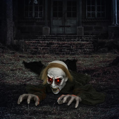 Zombie animat de Halloween, cu sunete și mișcări | 52 x 20 x 167 cm č.2