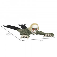 Zombie animat de Halloween, cu sunete și mișcări | 52 x 20 x 167 cm č.3
