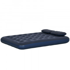 Saltea gonflabilă cu pompă manuală 203 x 152 x 22 cm | albastră č.1