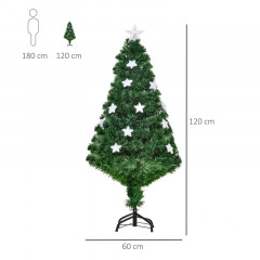 Brad artificial de Crăciun cu decorațiuni incluse Ø60 x 120 cm | verde č.2