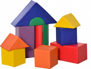 Cărămizi din spumă pentru construcții | set de 11 bucăți č.2