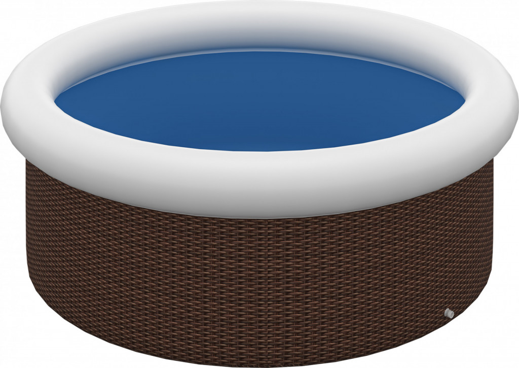 Piscină gonflabilă pentru 1-5 persoane Ø300 x 76 cm | maro