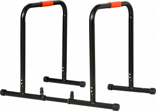 Stație multifuncțională de fitness HOMCOM Dip Bar 94/102 x 62 x 73 cm | neagră č.1