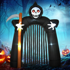 Arcadă gonflabilă de Halloween cu lumini LED | 2,85 m č.1