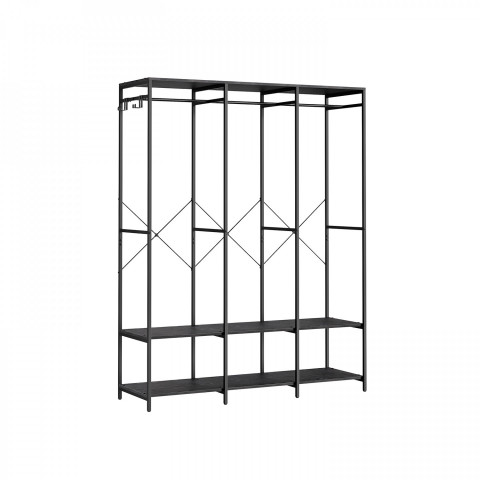 Suport pentru haine 40 x 141 x 180 cm | negru č.2