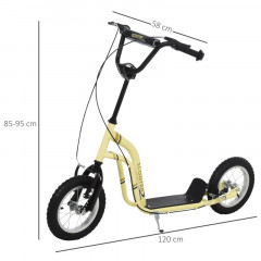 Trotinetă pentru copii de la 5 ani | 120 x 58 x 85-95 cm č.3