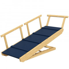 Rampă pliabilă pentru câini cu balustradă detașabilă | 85 x 40 x 78,5 cm č.2