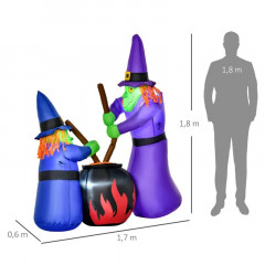 Decorațiune de Halloween cu lumini LED | 170 x 60 x 180 cm č.2