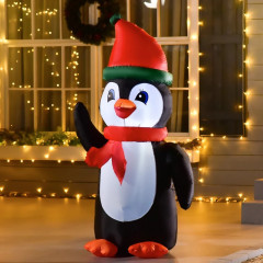 Pinguin gonflabil de Crăciun | 160 cm č.1