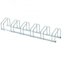 Suport pentru 6 biciclete 179 x 33 x 27 cm | argintiu č.3