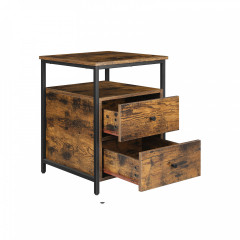 Noptieră cu sertare | 45 x 45 x 60 cm č.2