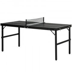 Măsuță pliabilă pentru tenis de masă 152 x 76 x 72 cm | negru č.2