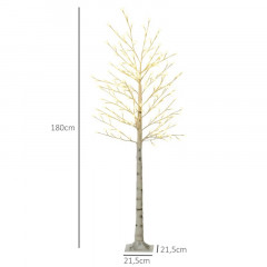 Brad de Crăciun cu iluminare LED | 21,5 x 21,5 x 180 cm č.3