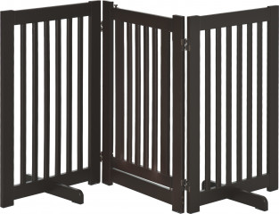 Barieră de siguranță pliabilă pentru câini | maro închis č.2