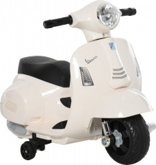Motocicletă electrică pentru copii VESPA | alb č.1