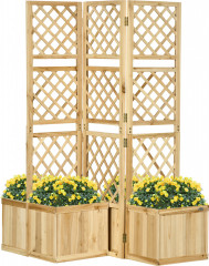 Paravan de balcon 133x165 cm | culoare naturală č.1