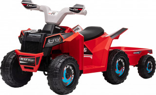 ATV cu remorcă, pentru copii | roșu